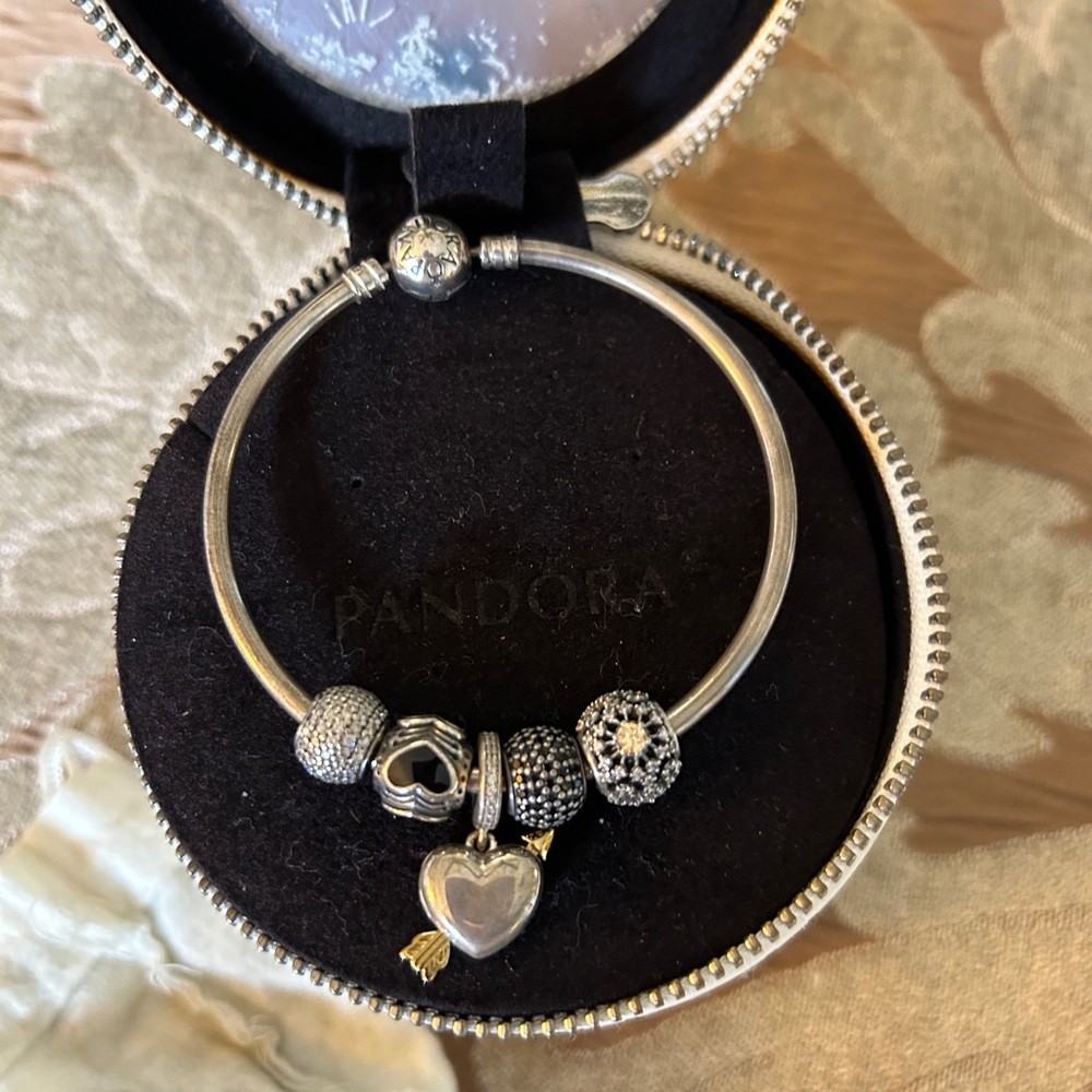 Pandora love bangle.